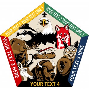 Wood Badge Critters Embroidered Patch Design Idea