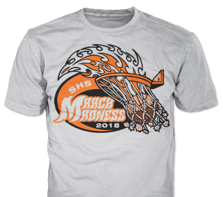 basketball team t-shirt design template