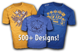 cub scout pack design ideas for custom t-shirts over 500 choices