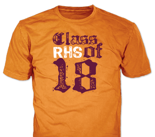 Class Of Graduation Year custom t-shirt design