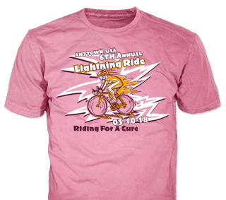 Cycling t-shirt design template