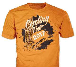 Cycling Team custom t-shirt design