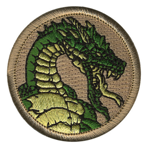 Premium Dragon Scout Patrol Patch - embroidered 2 inch round