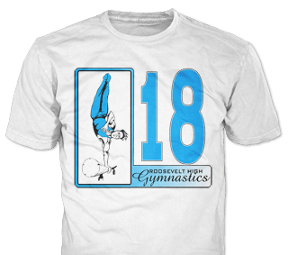 Gymnastics Team custom t-shirt design