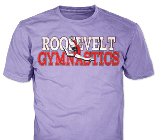 Gymnastics t-shirt design template
