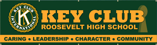 Key Club Banner Roosevelt Key Hole