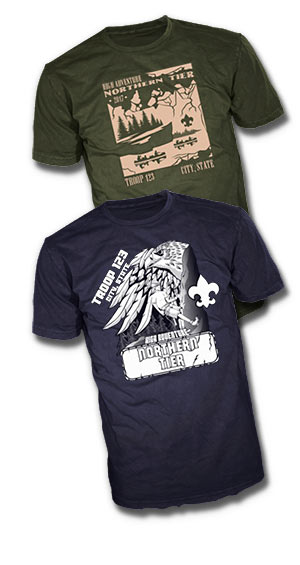Custom Scouting America Northern Tier t-shirt designs