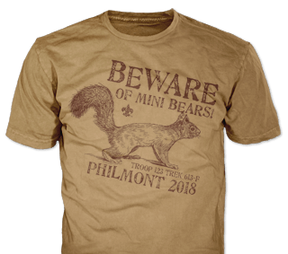 Philmont Trek High Adventure Custom T-Shirt SP6616 on Olive