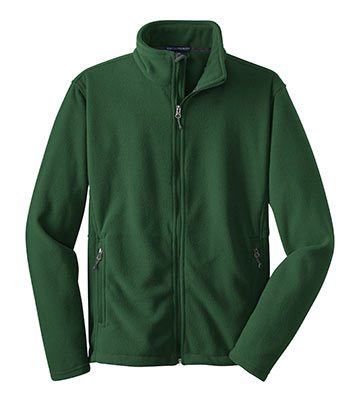 Polyester Fleece Jacket Forest Green