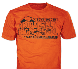 Soccer Team custom t-shirt design