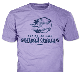Softball Team custom t-shirt design