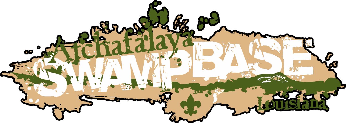 swamp base adventure logo gear for scouts