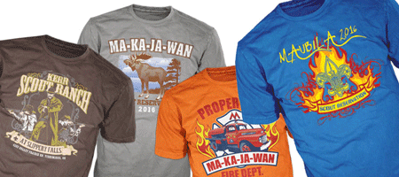 custom t-shirts for camp
