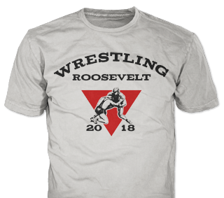 Wrestling Team custom t-shirt design