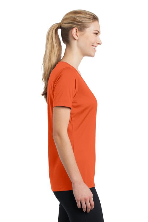 Ladies Wicking V-Neck Tee