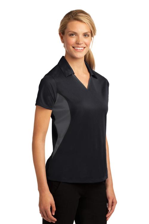 Ladies Side Blocked Micropique Sport-Wick Polo