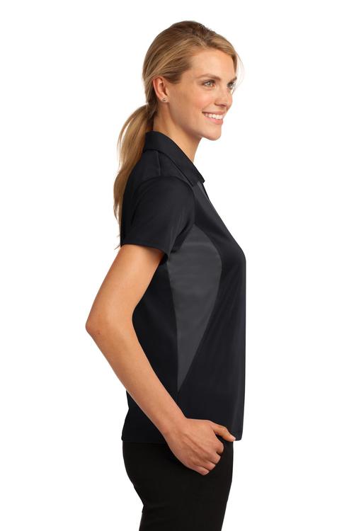 Ladies Side Blocked Micropique Sport-Wick Polo