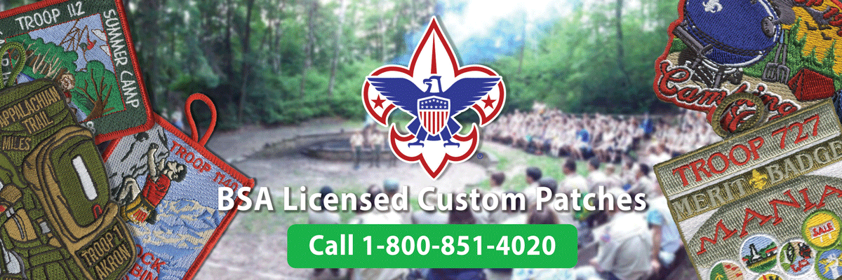custom scout patch ordering is easy •&nbsp;low prices •&nbsp;free shipping