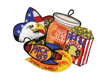 custom cub scout embroidered patches