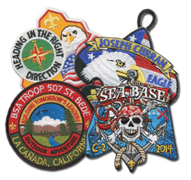 Scouting America scout custom patches collage