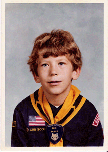 Eric Hilferding company CEO as a cub scout