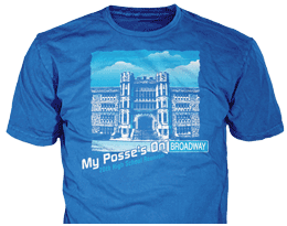 customer drawing turned into custom t-shirt for Broadway