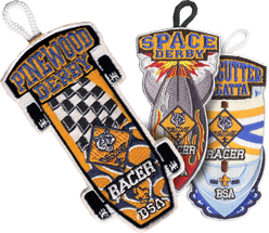 Cub Scout Pack pinewood derby racer patch