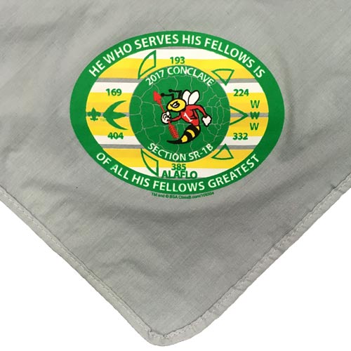 council neckerchiefs for camps and events