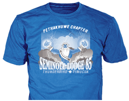 customer drawing turned into custom t-shirt for Lodge 85