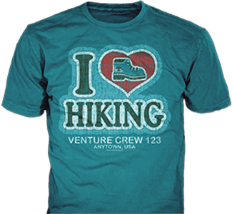 Venturing Crew custom t-shirt design